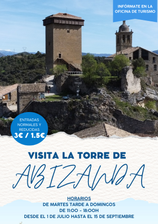 Este verano visita la Torre de Abizanda