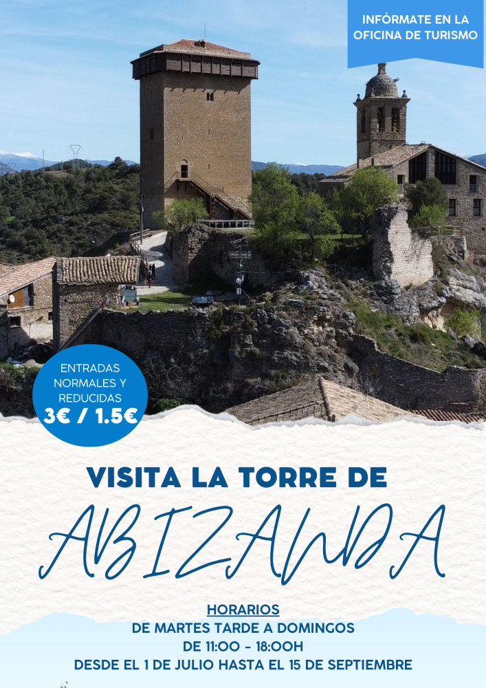 Imagen Este verano visita la Torre de Abizanda